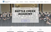 The Battle Creek Academy home page