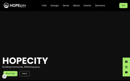The Hope City home page